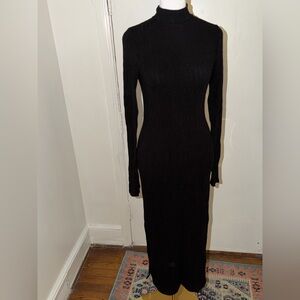 Bella Dahl Ribbed Mock Neck Knit Dress